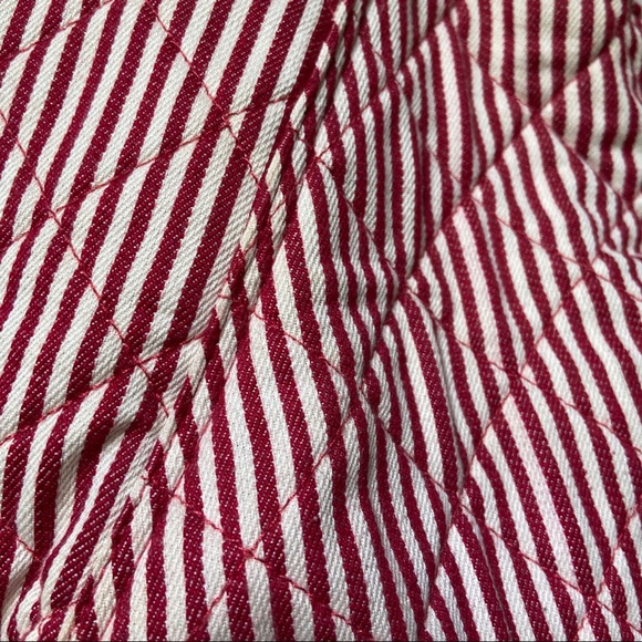 🎉Host Pick🎉LF Murval Red/White Striped Tote Bag - Picture 3 of 8